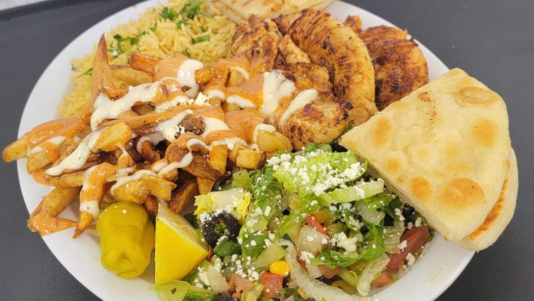 Order Chicken breast dinner food online from Athens Pita store, Munster on bringmethat.com