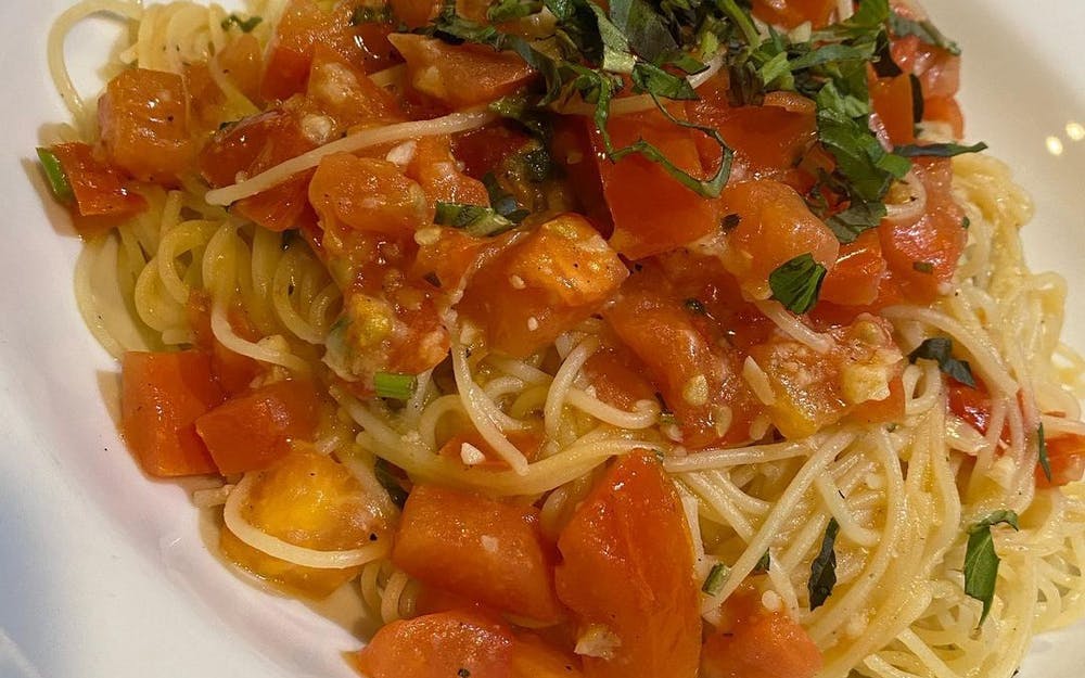 Order Angel Hair Pomodoro Lunch - Lunch food online from Bellissimo store, Colleyville on bringmethat.com