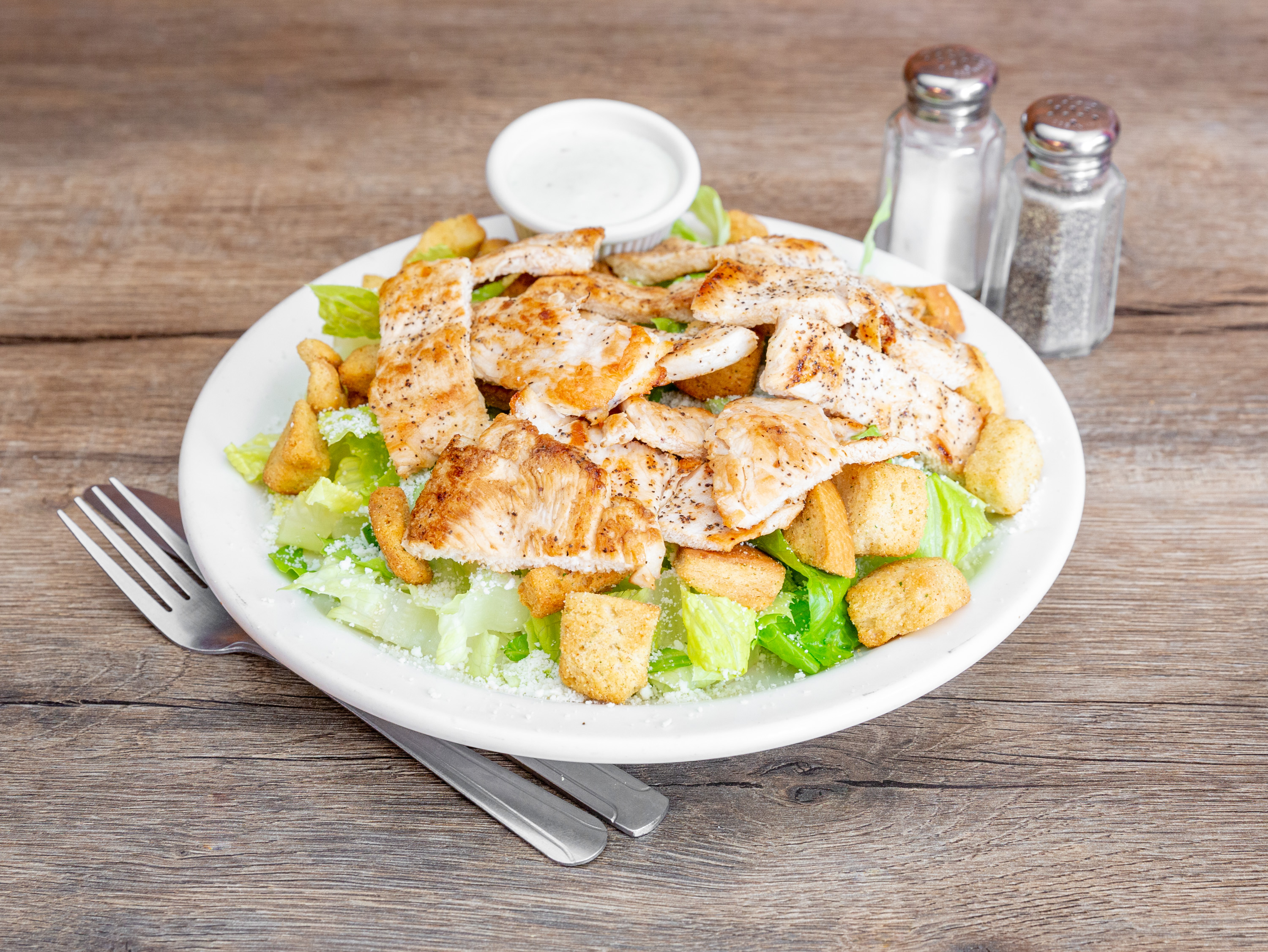 Order Caesar Salad food online from Alondra's Cuisine store, Middletown on bringmethat.com