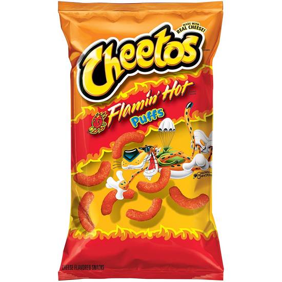 Order Cheetos Puffs Flamin Hot food online from Lone Star store, Sunnyvale on bringmethat.com