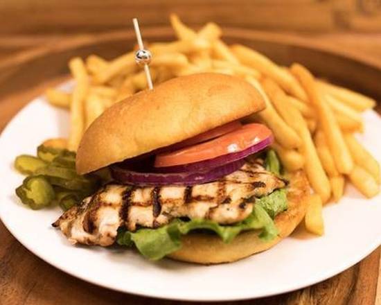 Order Grilled Chicken Sandwich Combo food online from Rip City Burgers store, Portland on bringmethat.com