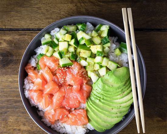Order *Salmon Bowl food online from Southwest Grillers store, San Diego on bringmethat.com