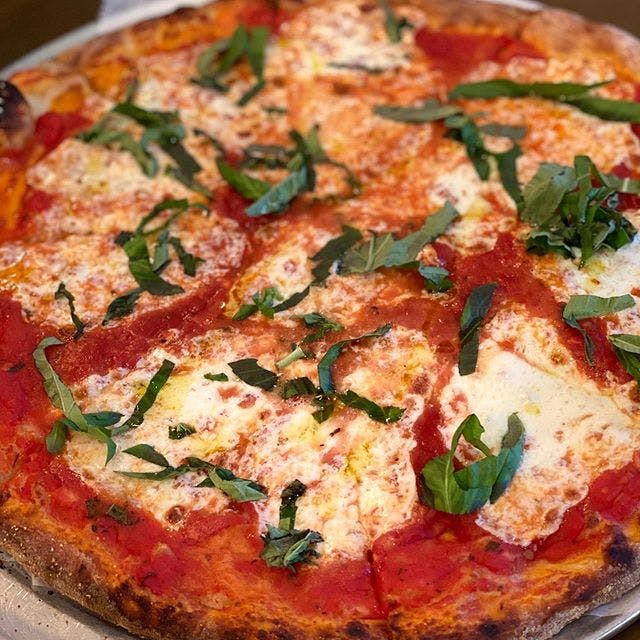 Order Classic Margherita Pizza - Small food online from Michelina Apizza store, New Haven on bringmethat.com