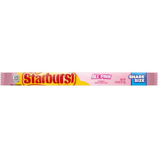 Order Starburst All Pink Fruit Chews Candy food online from Exxon Food Mart store, Port Huron on bringmethat.com