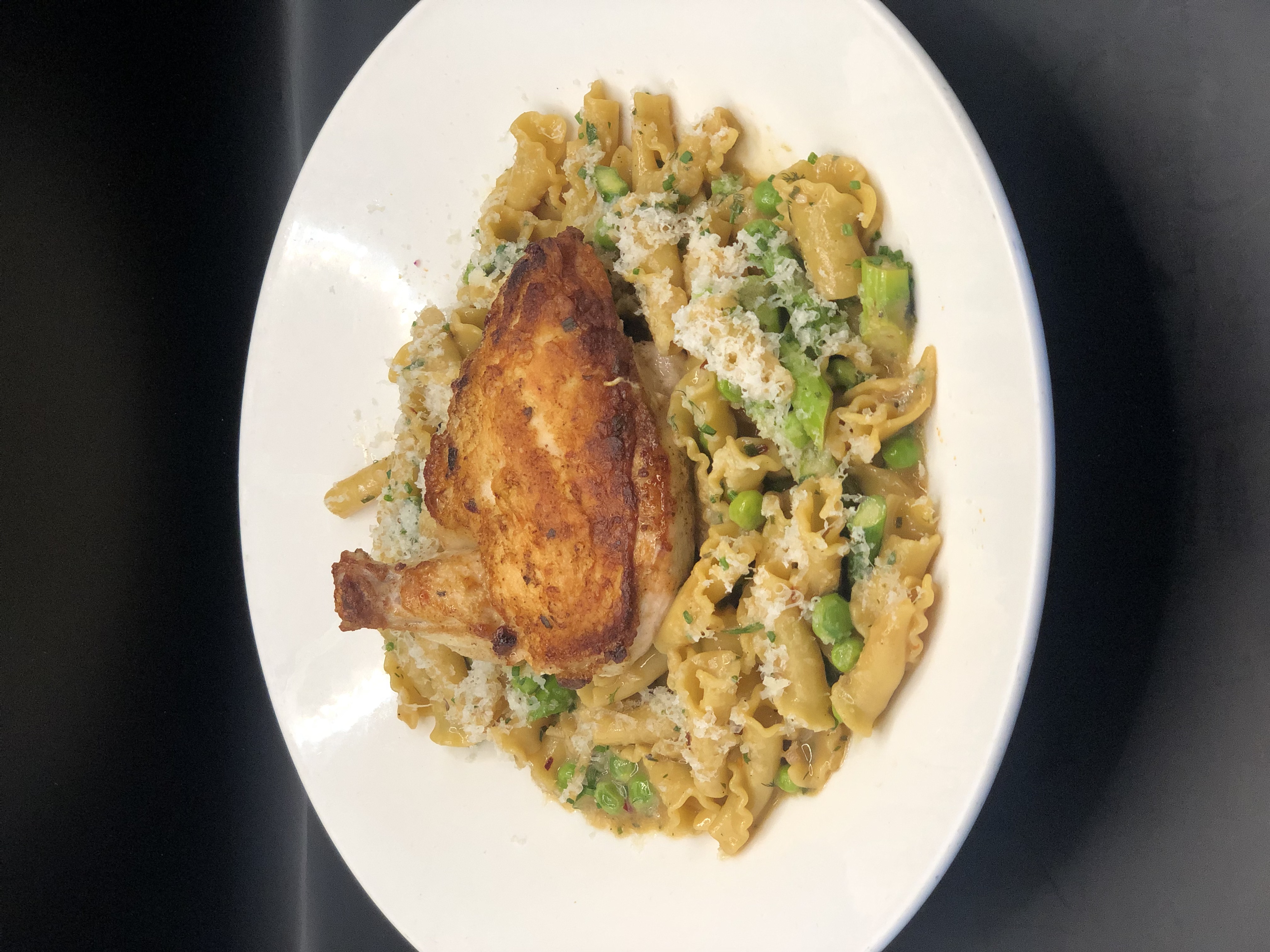 Order Chicken Vesuvio Campanelle food online from TAPS Fish House & Brewery store, Corona on bringmethat.com