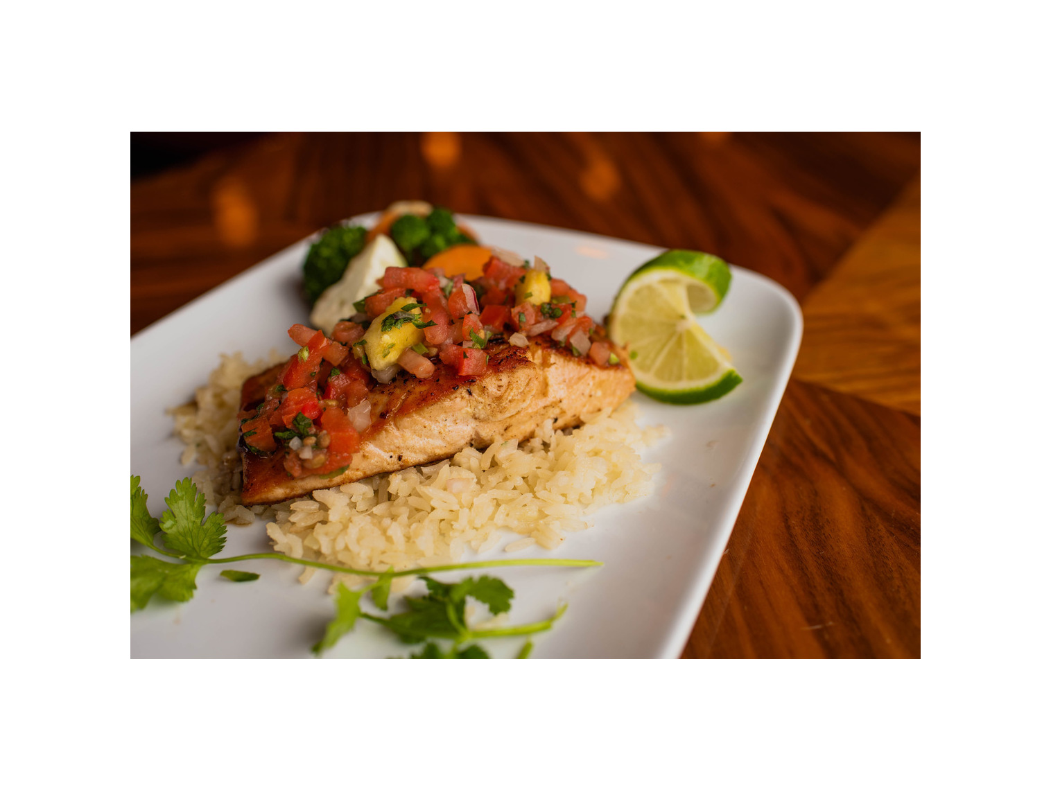 Order Pineapple Chipotle Fresh Salmon food online from El Charro Authentic Mexican Cuisine store, Lexington on bringmethat.com