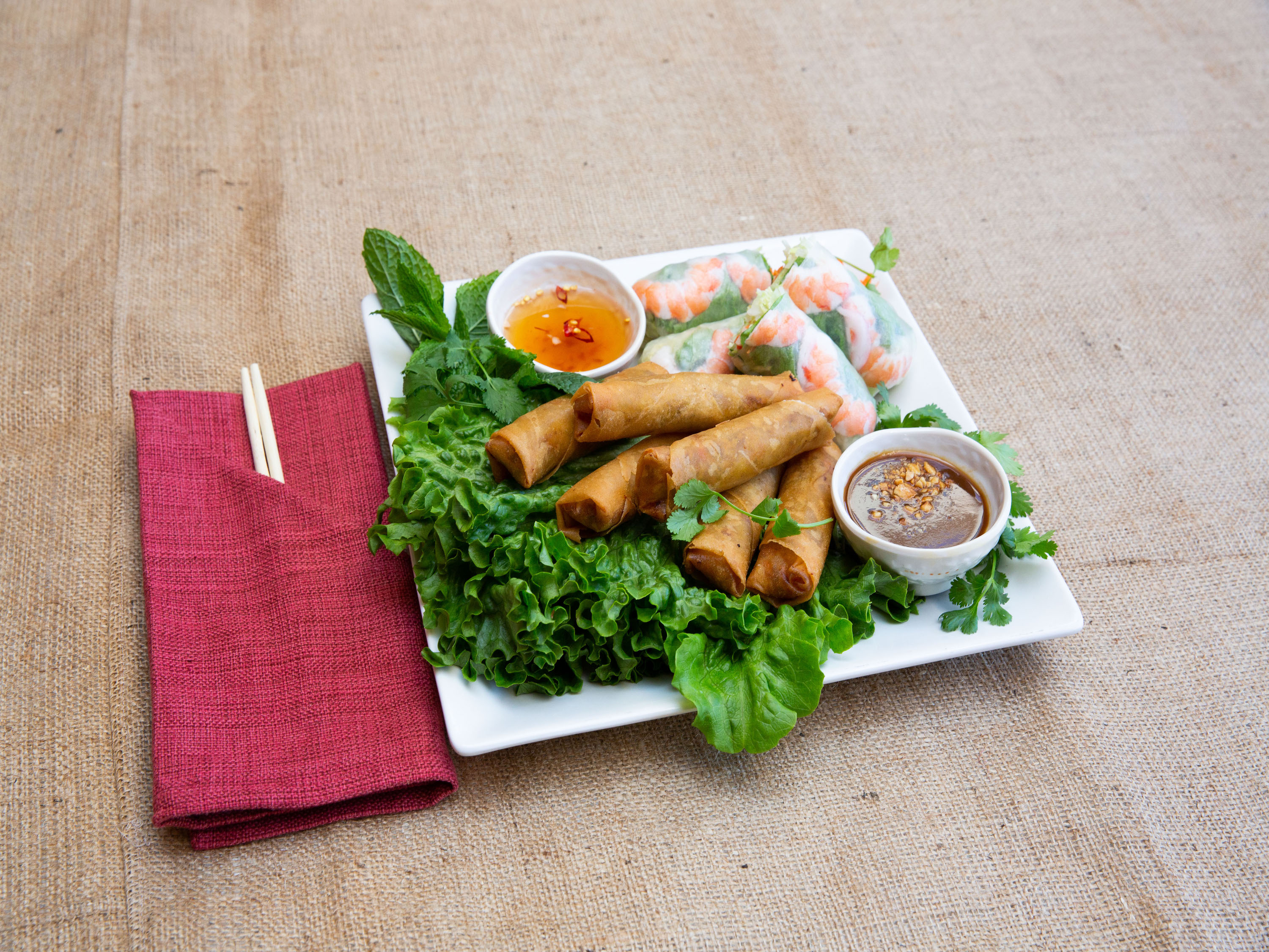 Order D1. Duos Appetizer food online from Pho Ba Co store, Irvine on bringmethat.com