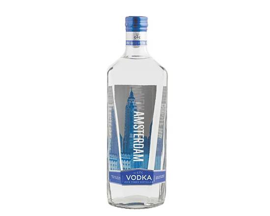 Order New Amsterdam, 1.75L vodka (40.0% ABV) food online from House Of Wine store, New Rochelle on bringmethat.com