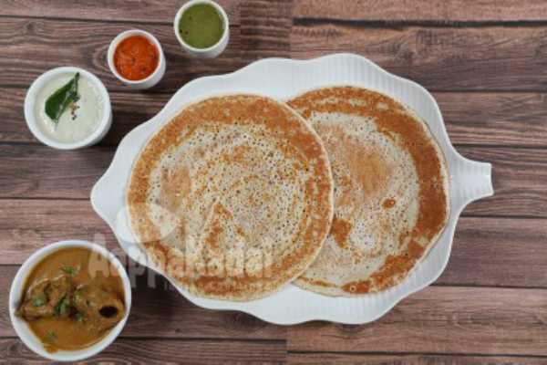 Order KAL DOSA WITH GOAT CURRY food online from Aappakadai store, Santa Clara on bringmethat.com