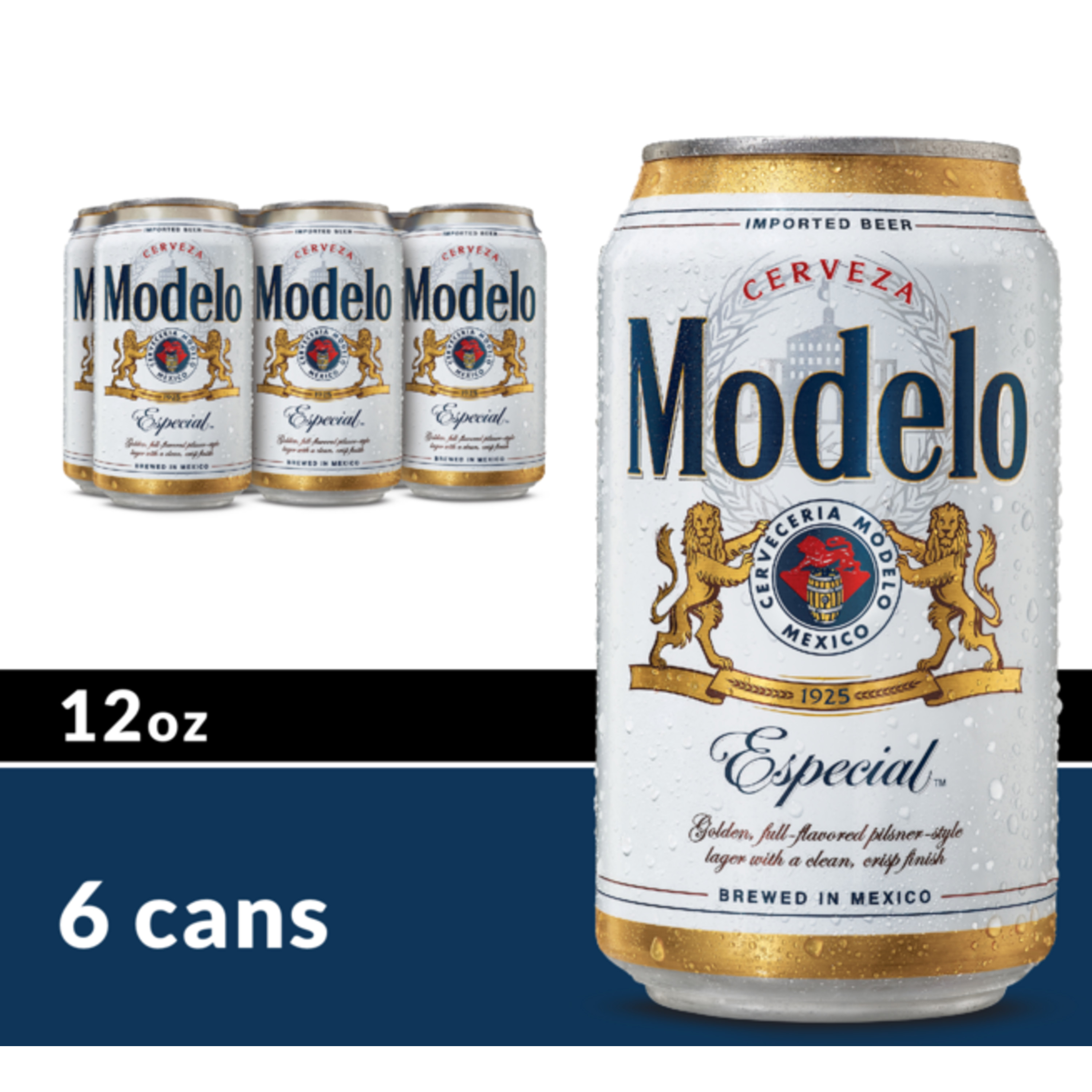 Order Modelo Especial 12oz cans - 6 pack food online from Cactus Food Mart store, Scottsdale on bringmethat.com