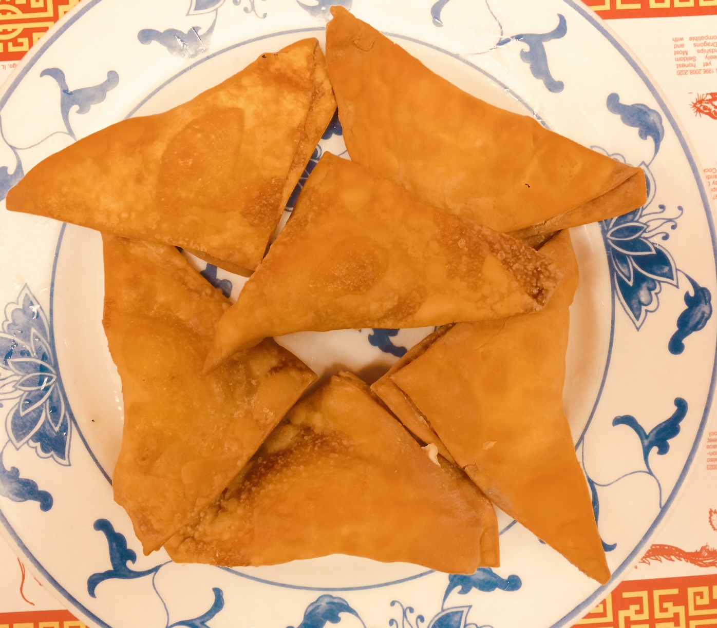 Order 6 Crab Rangoon food online from Golden China store, Springfield on bringmethat.com