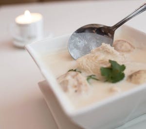 Order Coconut Soup (Tom Kar) food online from Sa-Tang store, South Kingstown on bringmethat.com