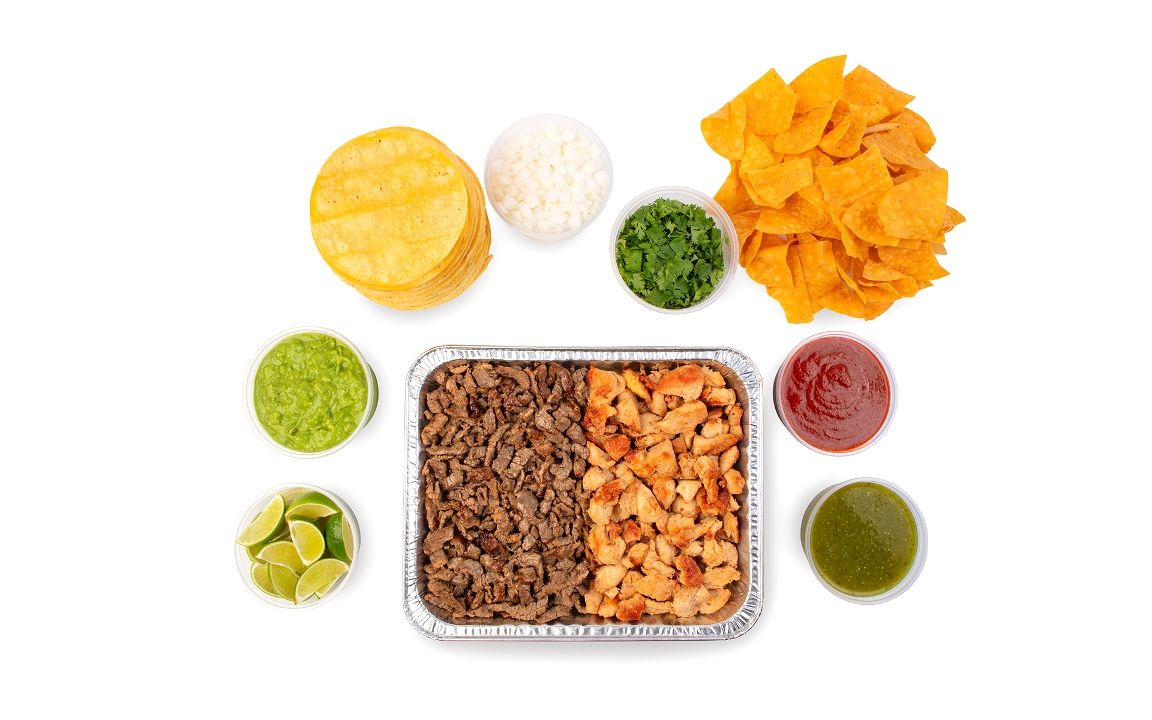 Order Build Your Own Taco Pack food online from Blue Burro store, Pico Rivera on bringmethat.com