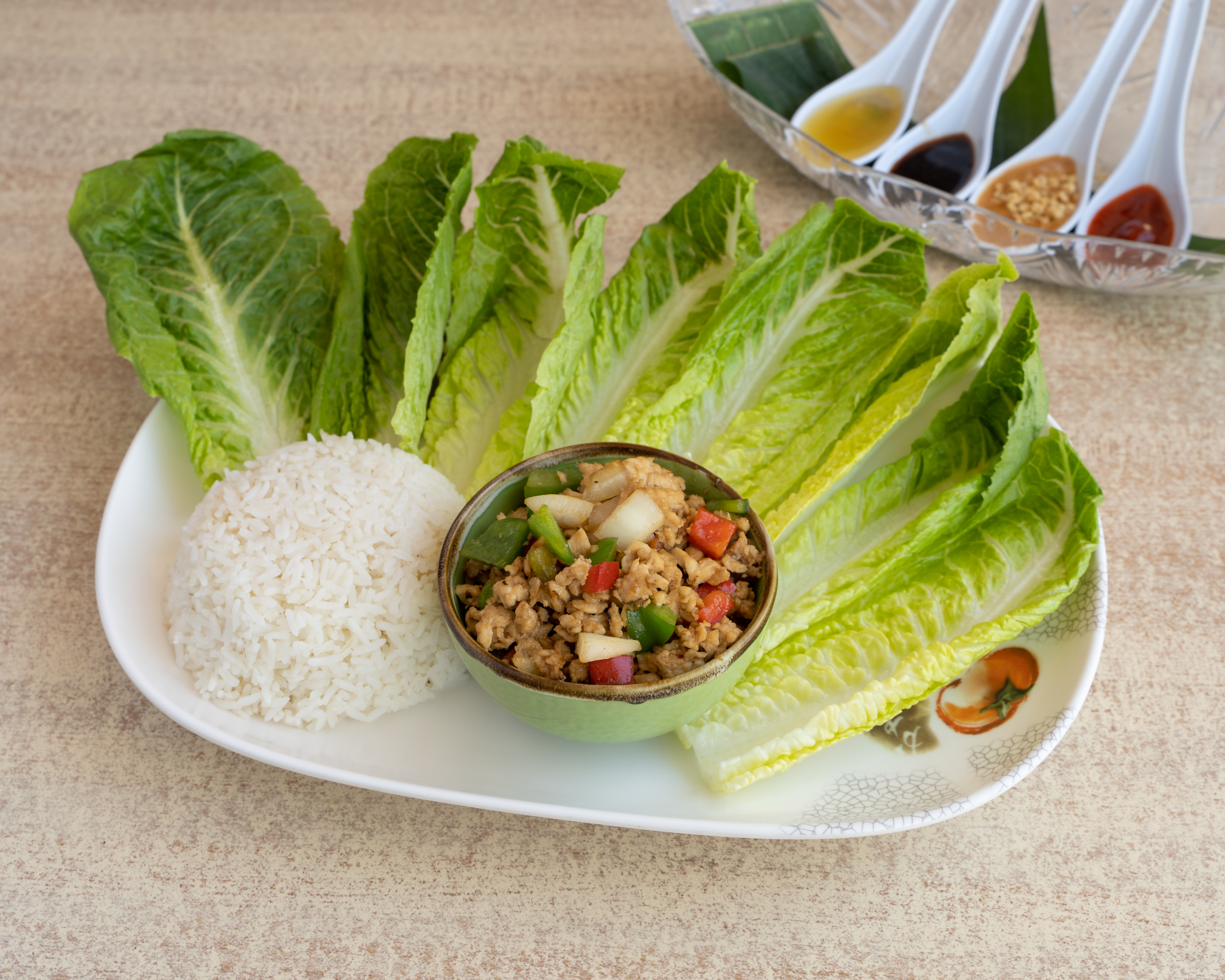 Order Charm's Lettuce Wrap food online from Charm Thai Bistro store, Wakefield on bringmethat.com