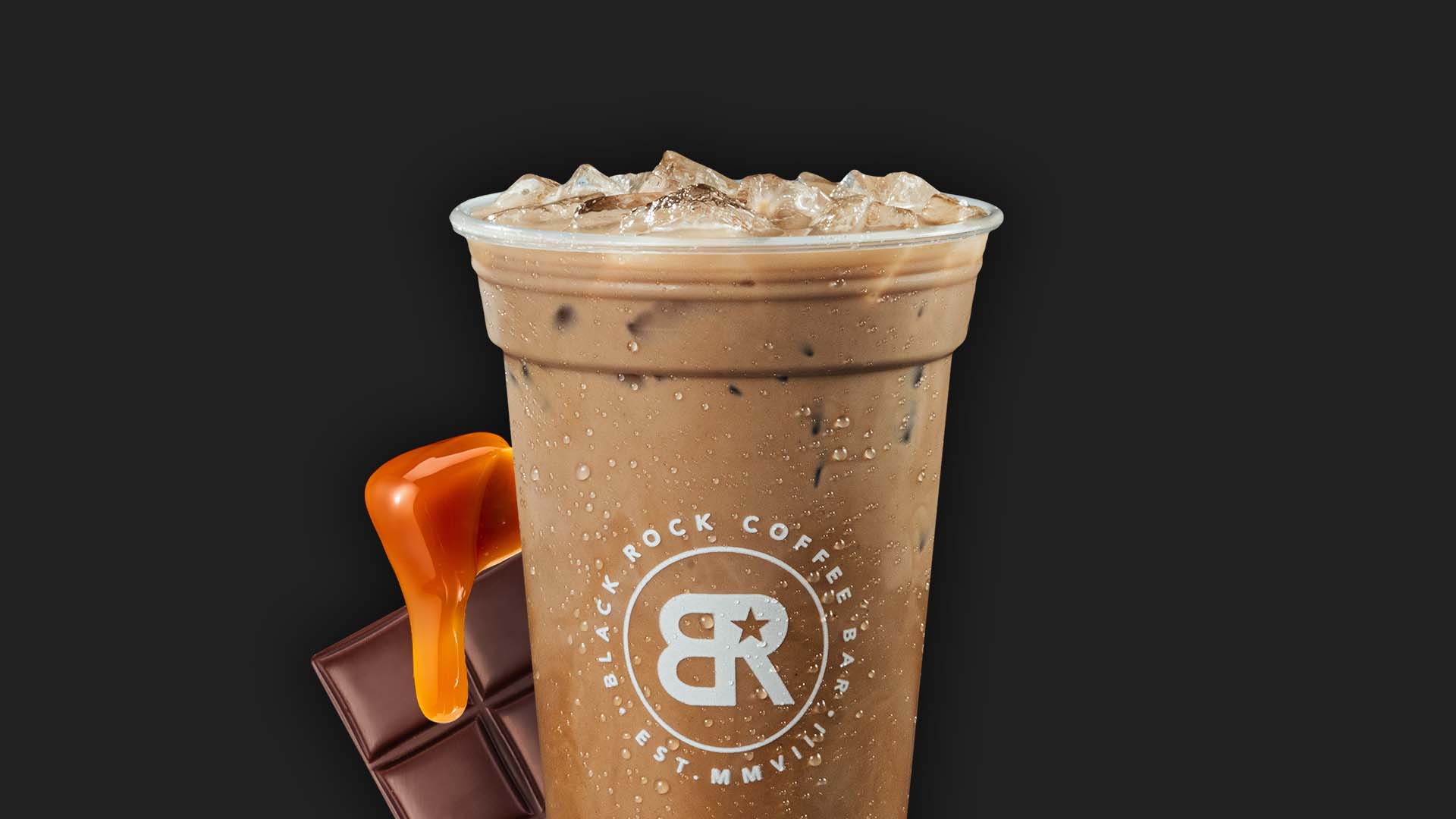 Order Iced Caramel Truffle food online from Black Rock Coffee store, Tempe on bringmethat.com