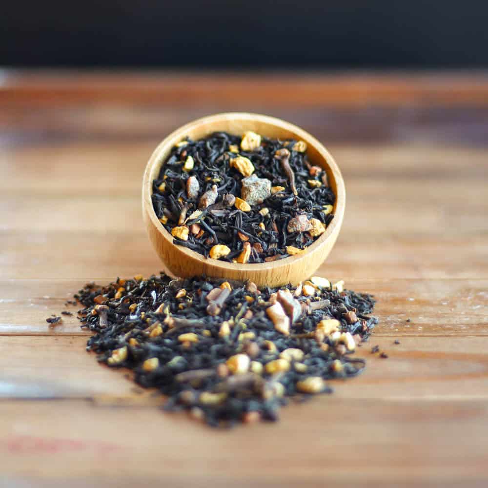 Order Ginger Peach Black Tea food online from Fava Tea Company In Greenfield store, Greenfield on bringmethat.com