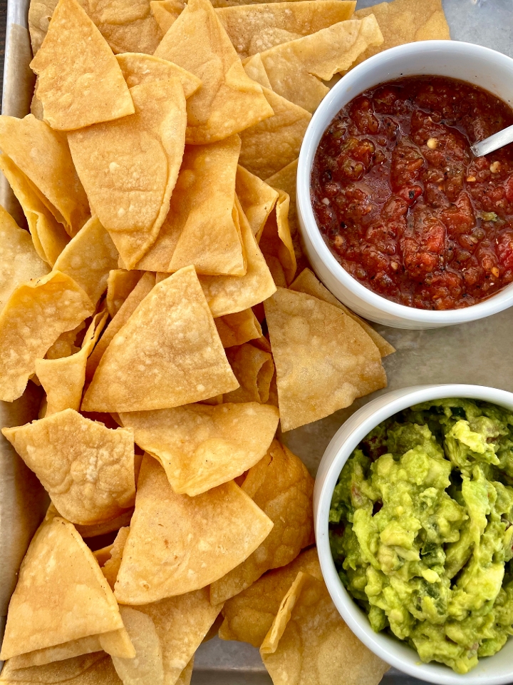 Order Guacamole, Chips & Salsa food online from Stacked store, Huntington Beach on bringmethat.com