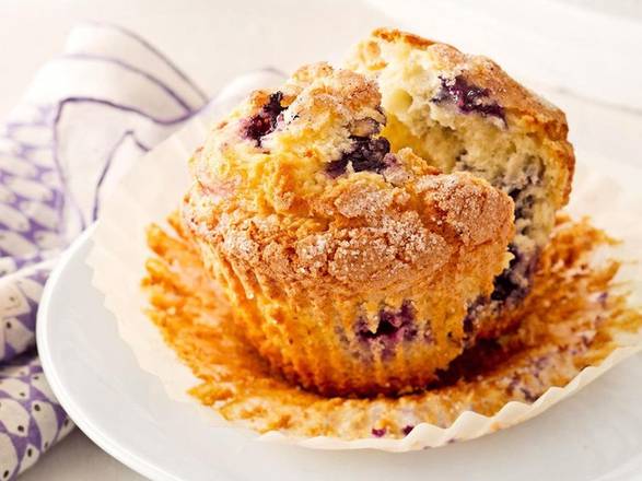 Order Blueberry Muffin food online from The Bagelers Coffeehouse store, Chicago on bringmethat.com