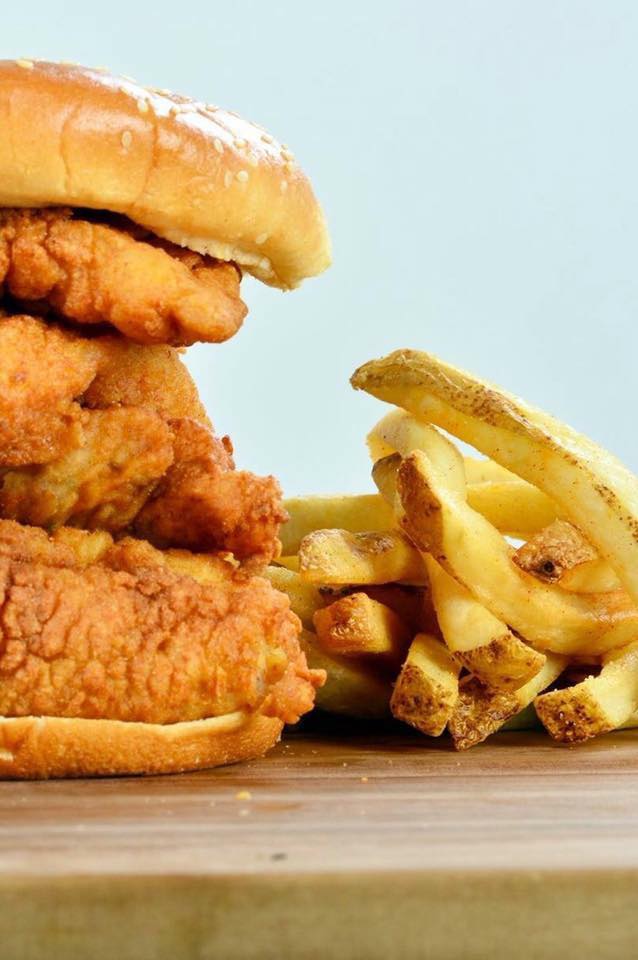 Order Crazy Catfish Burger (4-5 Pcs) food online from Seafood Kitchen store, Virginia Beach on bringmethat.com