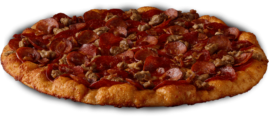 Order Ulti Meat Pizza - Personal (4 Slices) food online from Round Table Pizza store, Concord on bringmethat.com