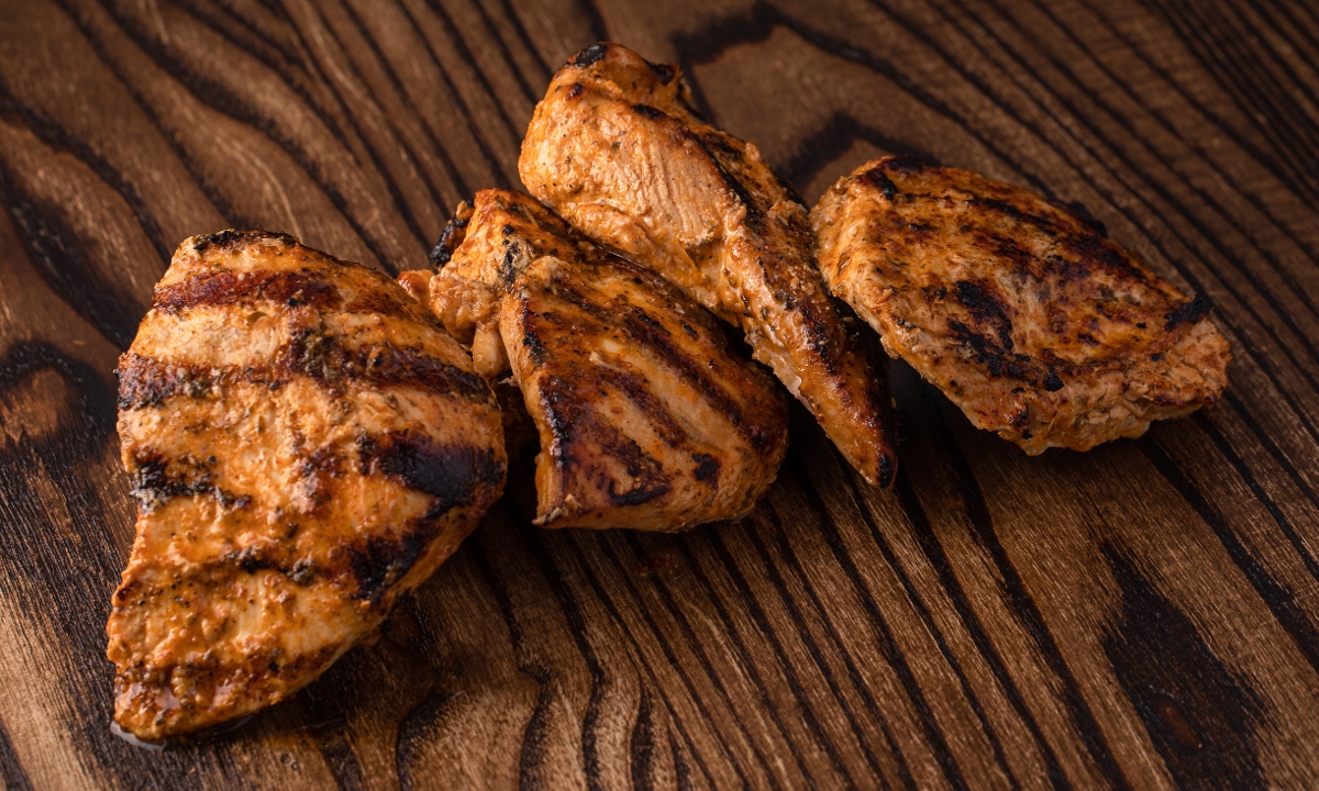 Order Grilled Chicken Breasts food online from Buckhorn Grill store, Vacaville on bringmethat.com