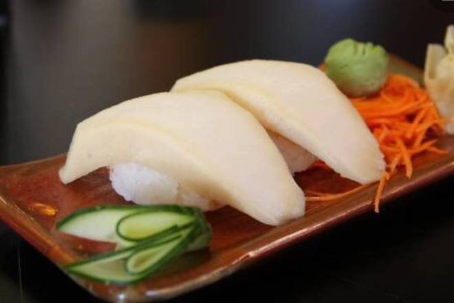 Order White Tuna(Escodar)Nigiri food online from Wu's Garden store, Upper Leacock on bringmethat.com