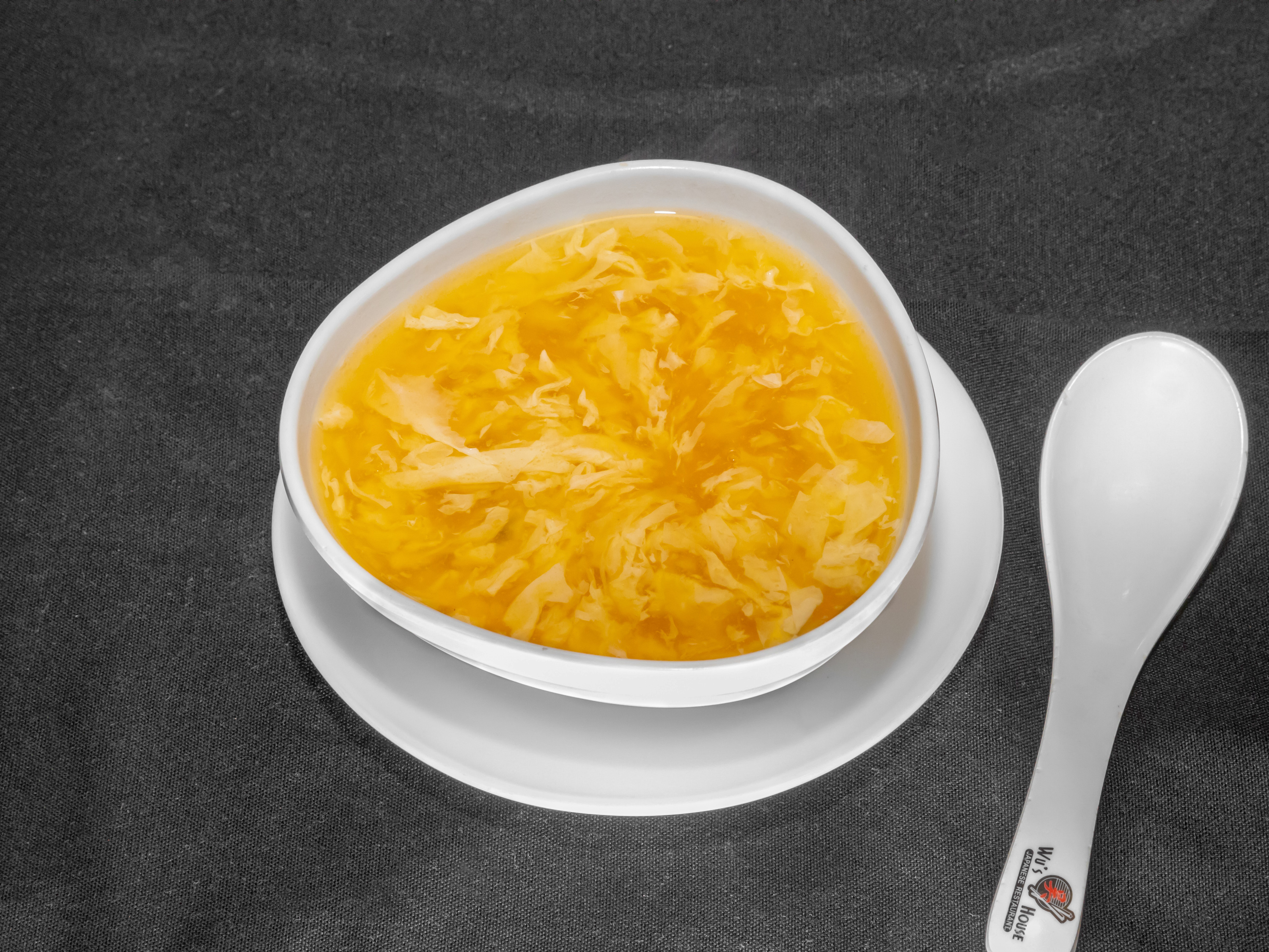 Order Egg Drop Soup food online from Wu House store, Mokena on bringmethat.com
