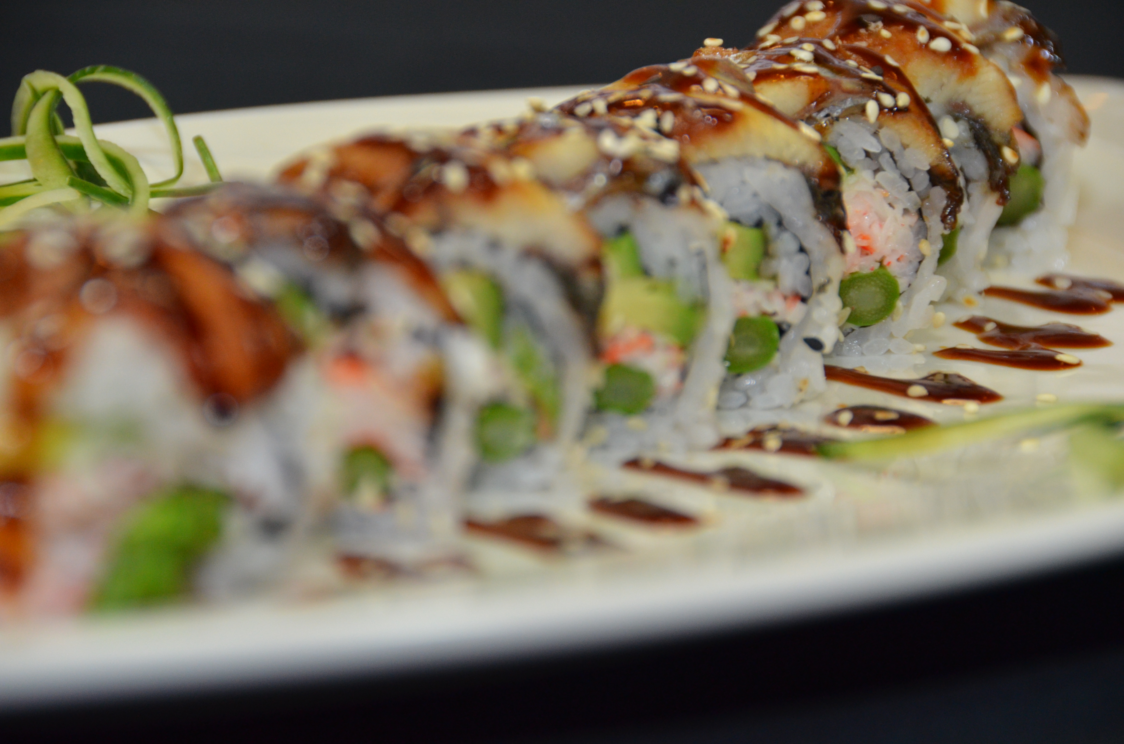 Order Black Dragon Roll food online from Oriental Bistro & Grill store, Lawrence on bringmethat.com