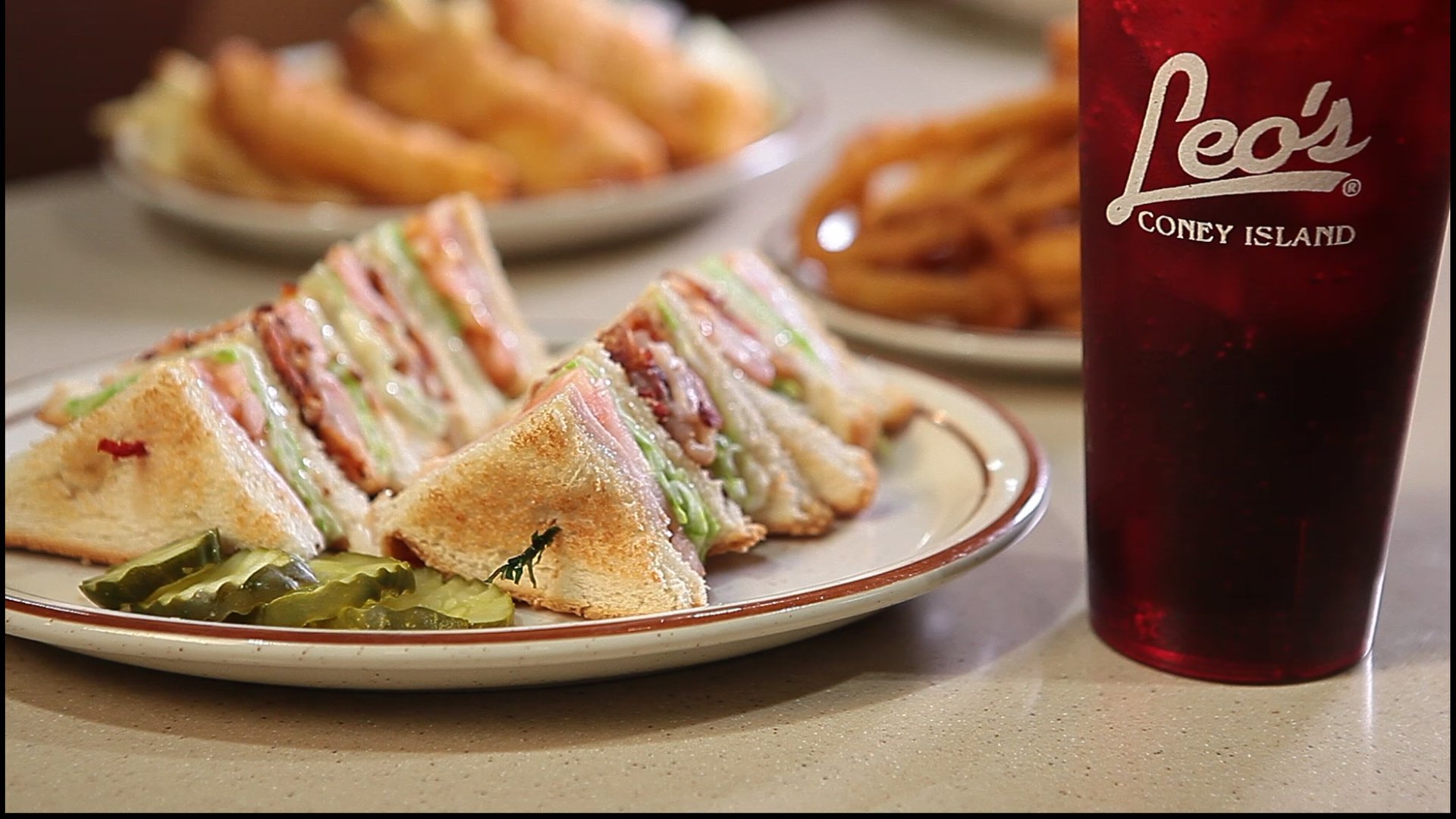 Order Club Sandwich food online from Leo Coney Island Of Riverview Michigan store, Riverview on bringmethat.com