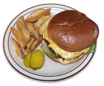 Order The Ultimate Super George Burger food online from George Webb store, Milwaukee on bringmethat.com