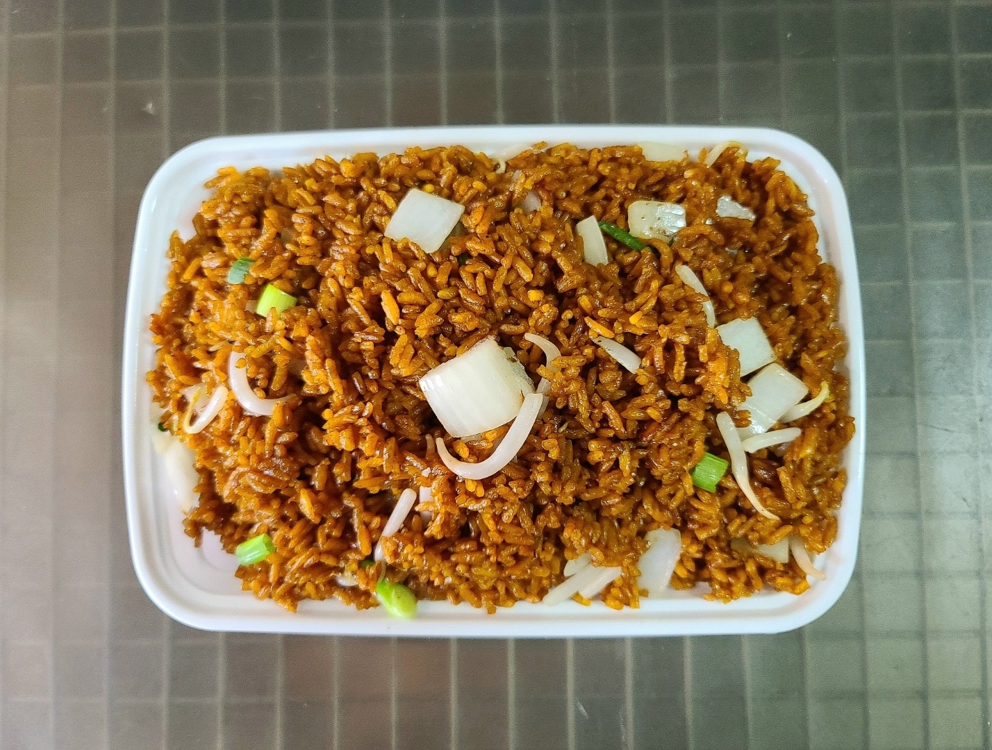 Order (Lg.) Plain Fried Rice food online from China King store, Florissant on bringmethat.com