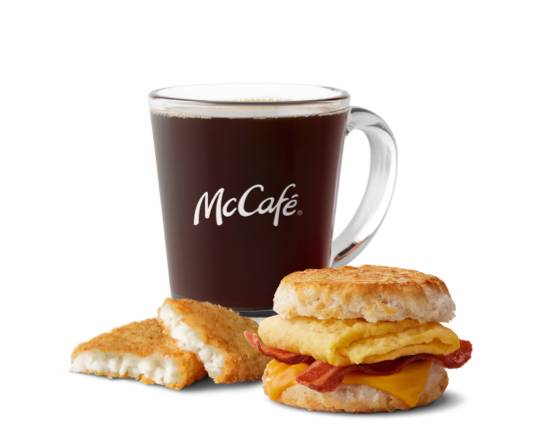 Order Bacon Egg Cheese Biscuit Meal food online from Mcdonald® store, Anchorage on bringmethat.com