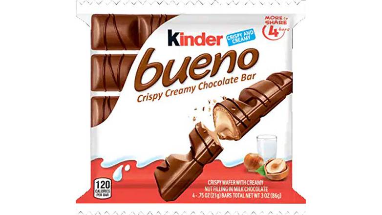 Order Kinder bueno crispy cream chocolate bars food online from Route 7 Food Mart store, Norwalk on bringmethat.com