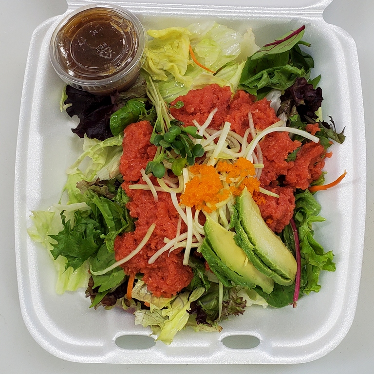 Order Spicy Tuna Salad food online from Sushi Loco store, Long Beach on bringmethat.com