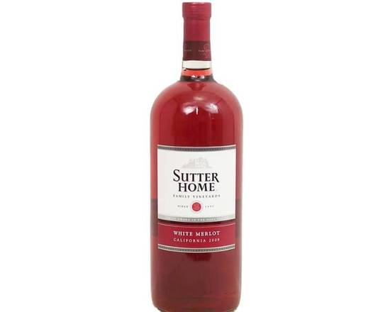 Order Sutter Home Winery, White Merlot California · 1.5 L food online from House Of Wine store, New Rochelle on bringmethat.com