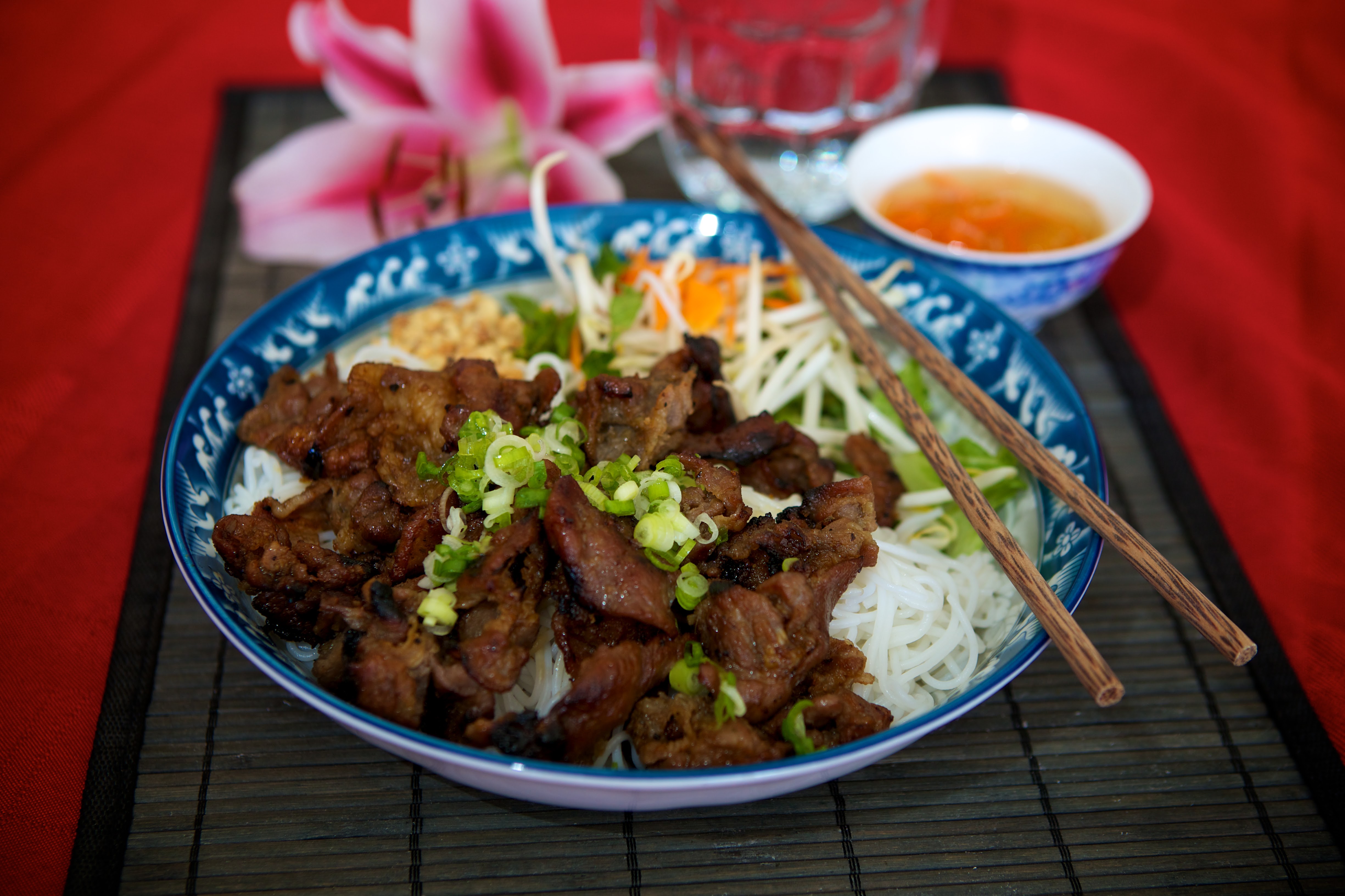 Order 33. Grilled Pork Vermicelli food online from Le Paradis store, hayward on bringmethat.com