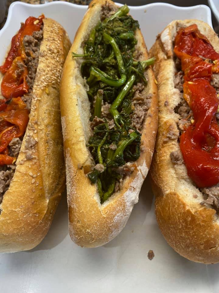 Order Broccoli Rabe with Sausage Sub food online from Scala Deli And Catering store, Toms River on bringmethat.com