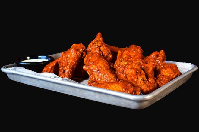 Order 18 Premium Jumbo Bone-In Wings food online from Aspen Tap House store, Champaign on bringmethat.com