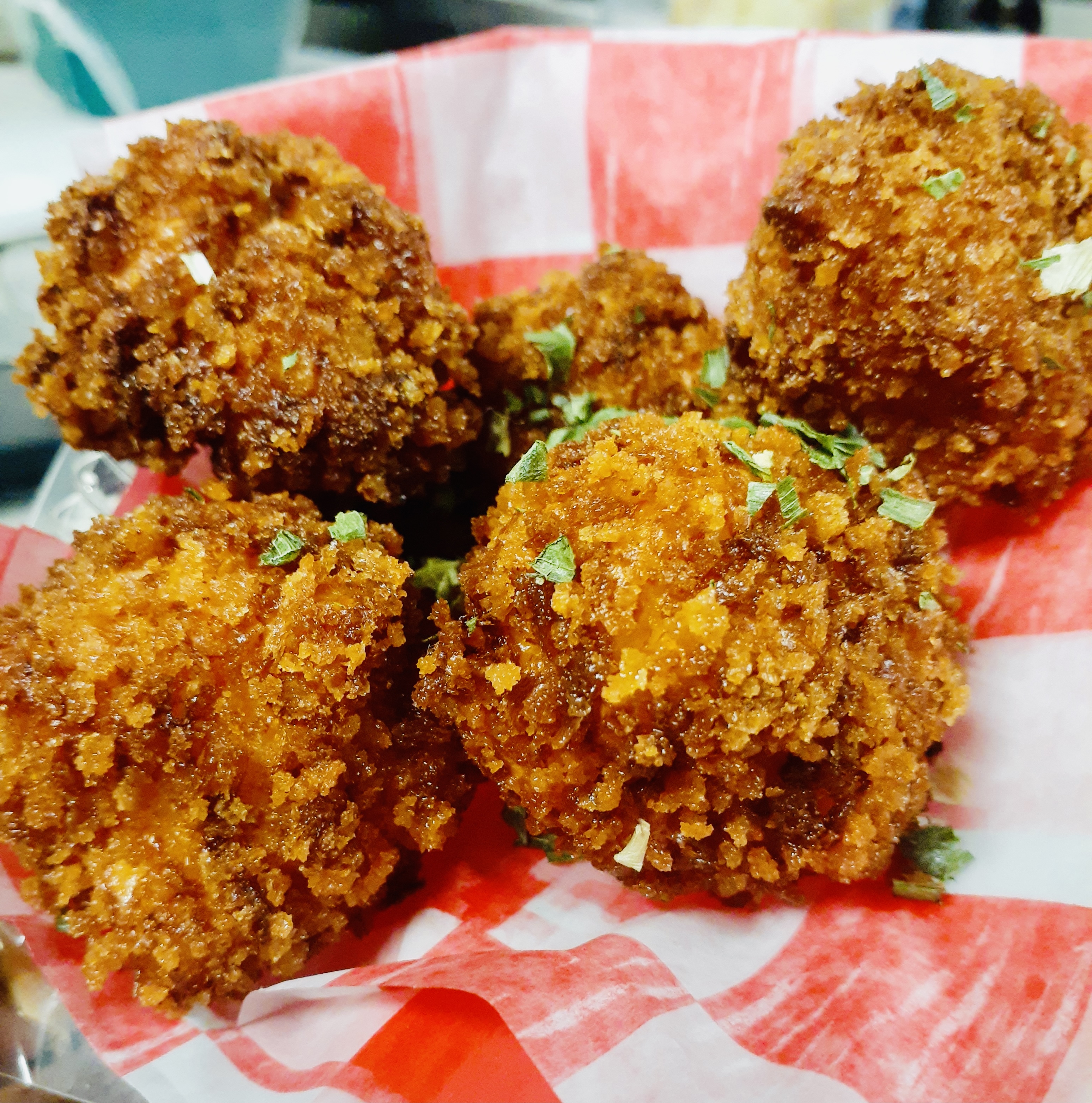 Order Fried Mac & Cheese Balls  food online from Sporty Dog Creations store, Baltimore on bringmethat.com
