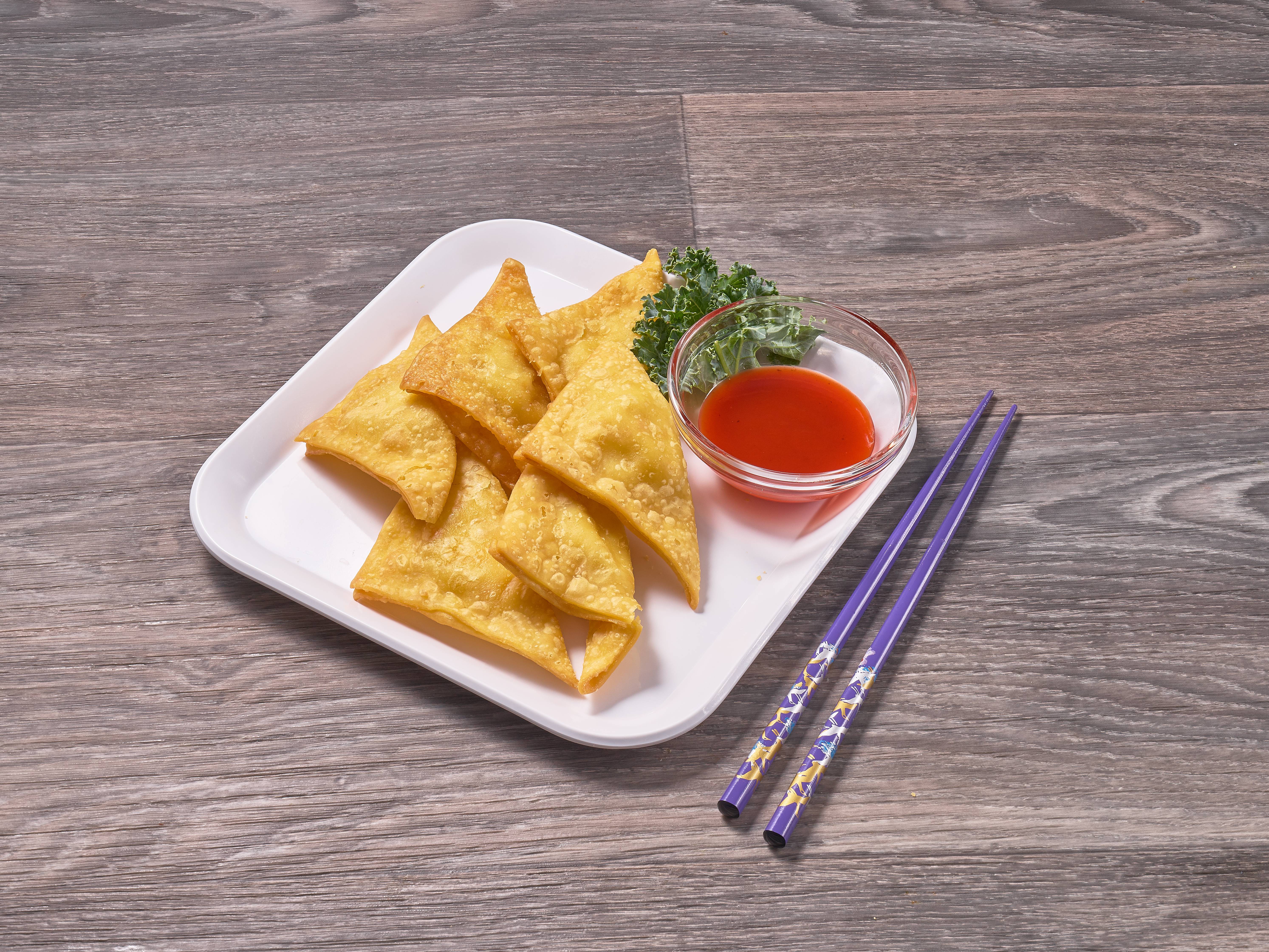 Order A9. 6 Piece Crab Rangoon food online from China Express store, Woodbridge on bringmethat.com