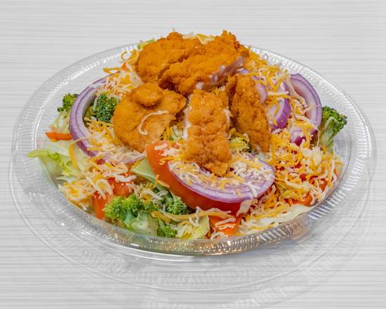 Order Chicken Tender Salad food online from I Love Wings store, Lilburn on bringmethat.com