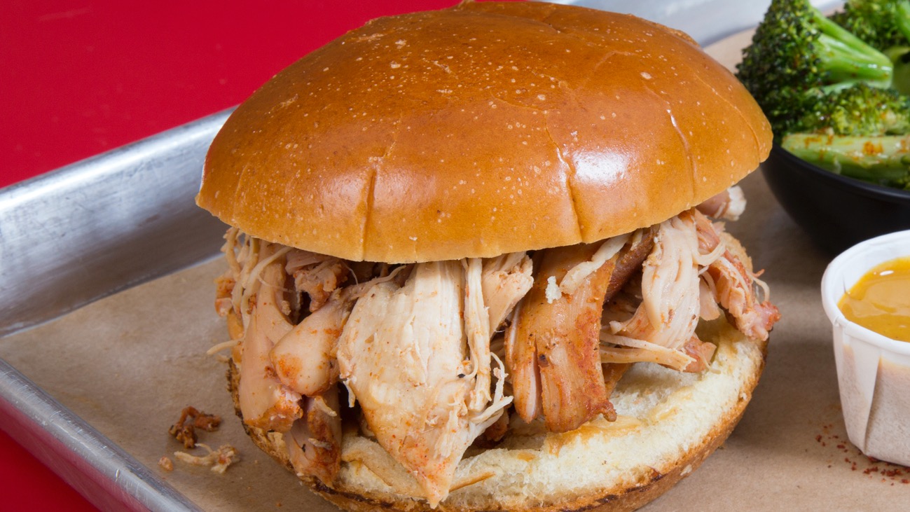 Order Pulled Chicken Sandwich food online from Nakedq store, Phoenix on bringmethat.com