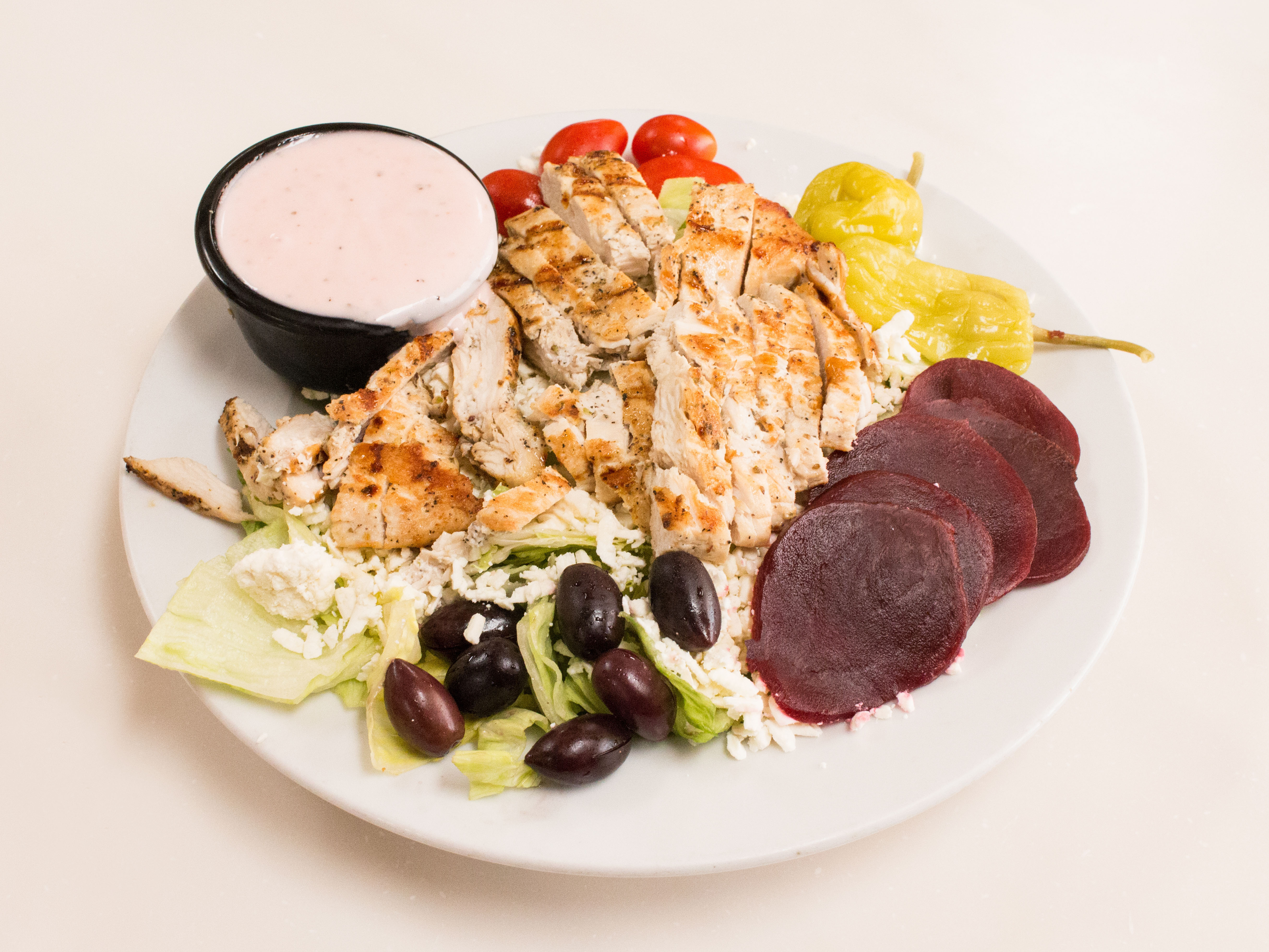 Order George's Greek Salad food online from George's Coney Island & Family Restaurant store, Rochester on bringmethat.com