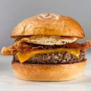 Order The Hangover Burger food online from Fuddruckers Restaurant store, York on bringmethat.com