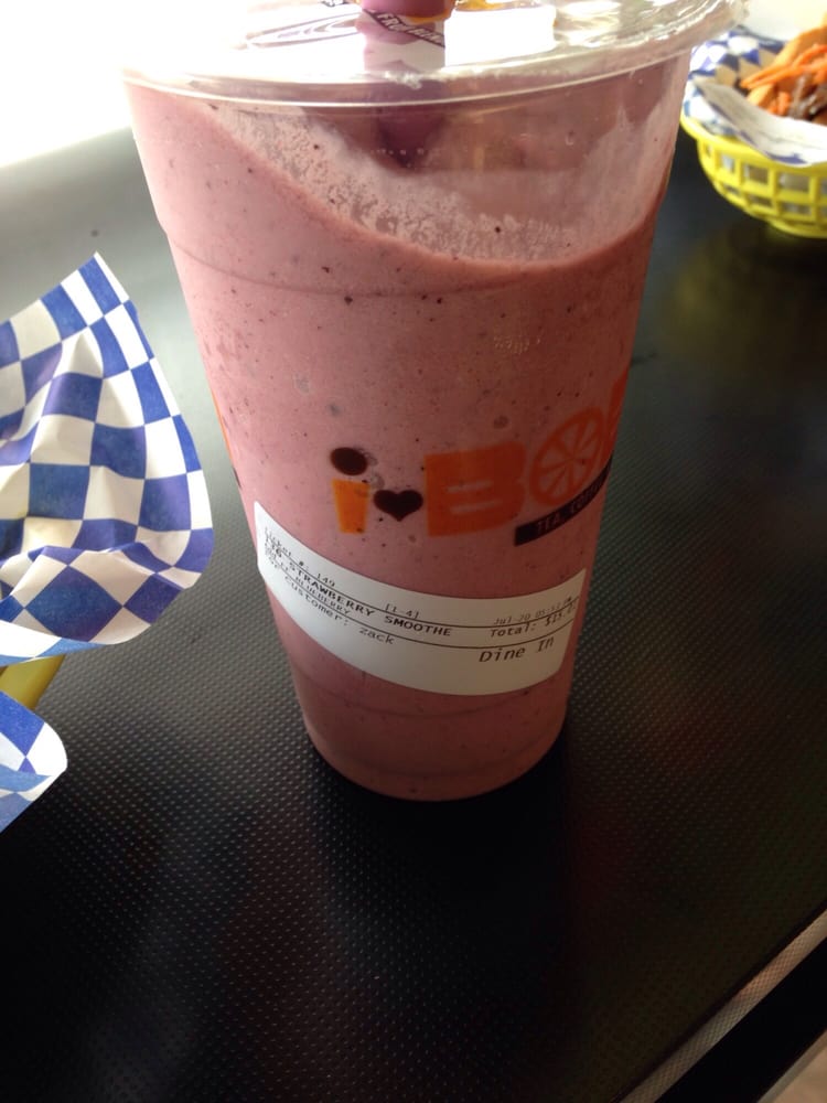 Order Strawberry Smoothie food online from I Heart Boba store, Spring on bringmethat.com