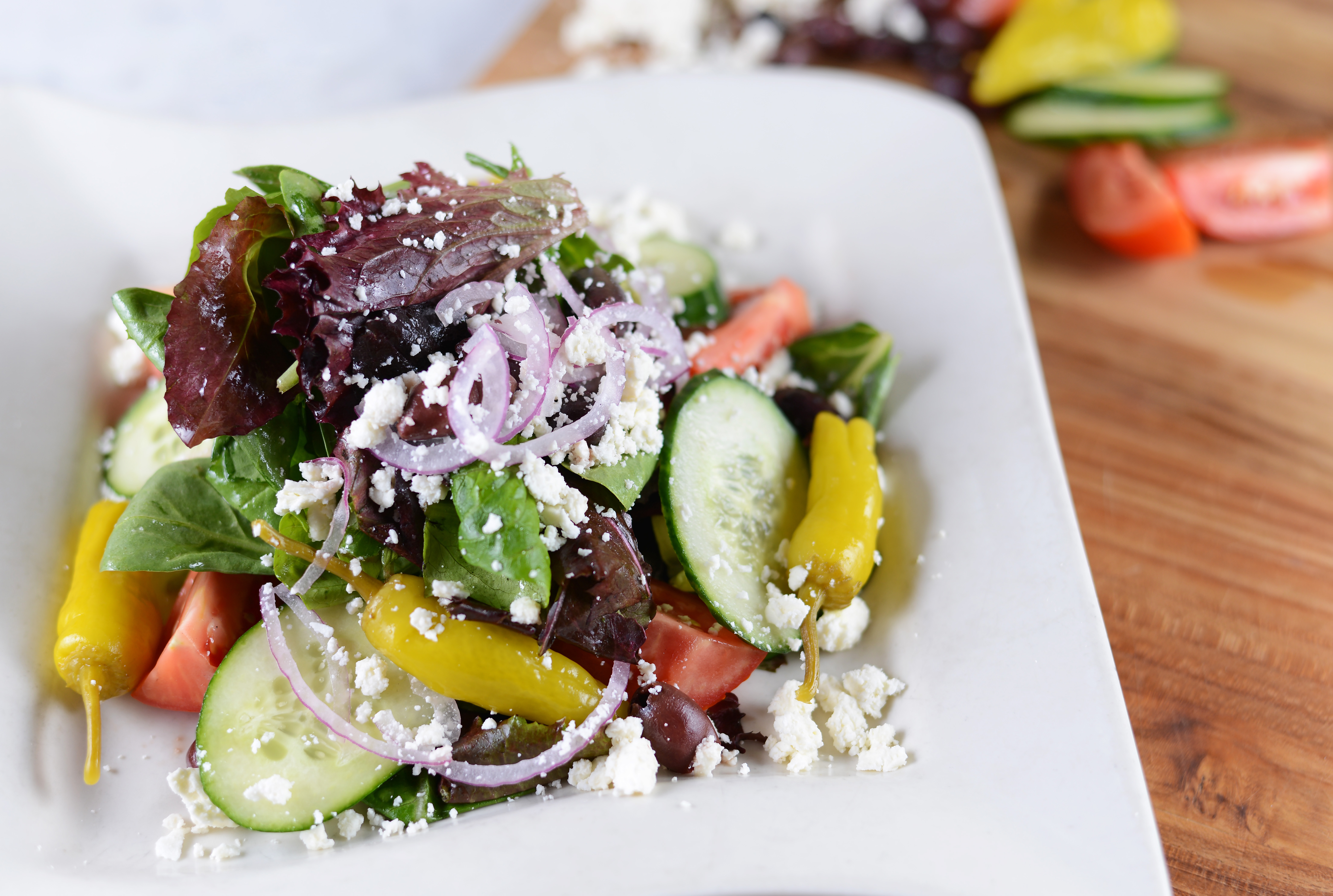 Order Greek Salad food online from Cafe Centro store, West Palm Beach on bringmethat.com