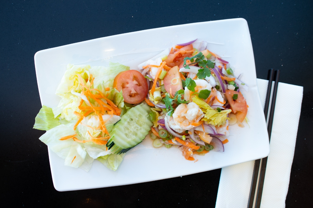 Order Shrimp Salad food online from Shandra Thai Cuisine store, Palmdale on bringmethat.com