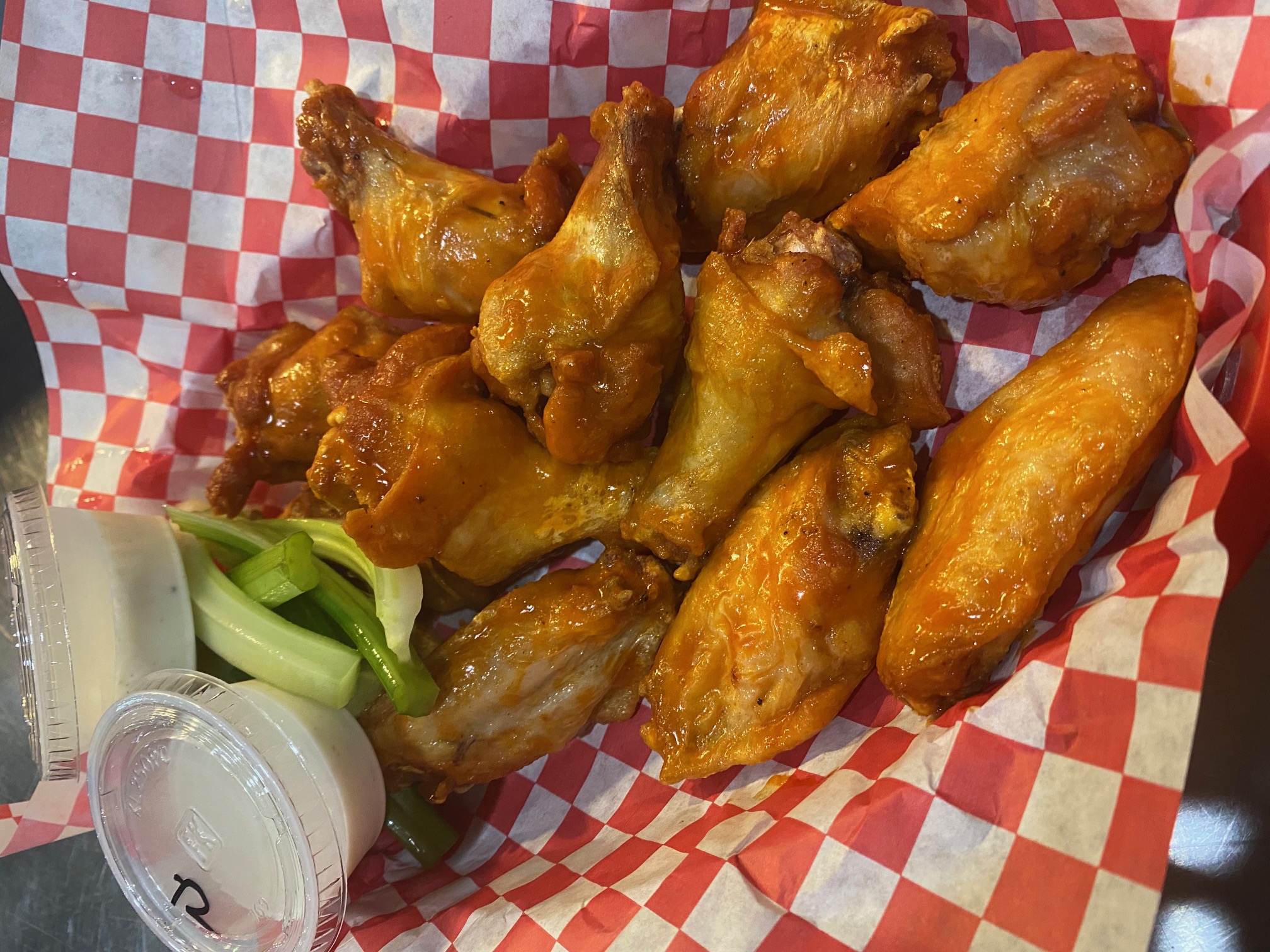 Order A13. Chicken Wings food online from Red Crab store, Greensboro on bringmethat.com