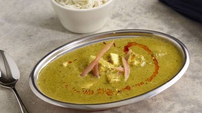 Order Saag Chicken food online from Copper Pot store, Redondo Beach on bringmethat.com