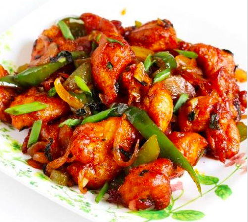 Order Chilly Chicken food online from Oasis Palace Restaurant store, Newark on bringmethat.com